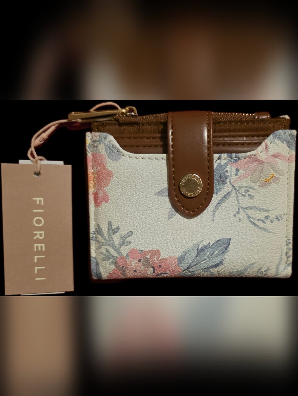 Floral Compact Card Wallet